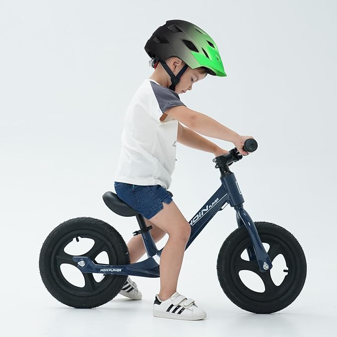 Kids Bike Helmet, Youth Toddler Boys Girls Helmets, 2 Size Adjustable for Ages 2-3-5-8-14 Years, Child Helmet with Visor and LED Light, Lightweight Multi-Sport Bicycle Scooter Cycling Helmets