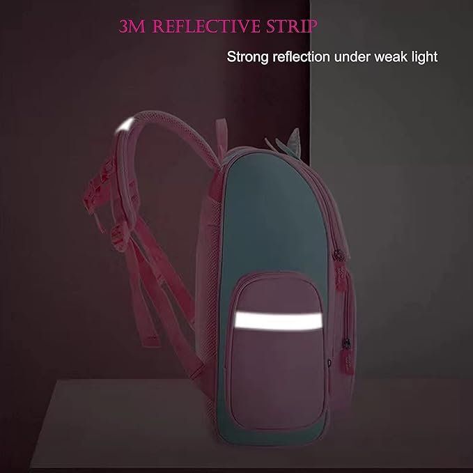 HT HONOR . TRUST Kids Backpacks for Girls Ages 6-8 Elementary Kindergarten Girls Backpack for School Pink Bookbag Mochilas Escolares Para Niñas Book Bag for Kids 5-7 Years old