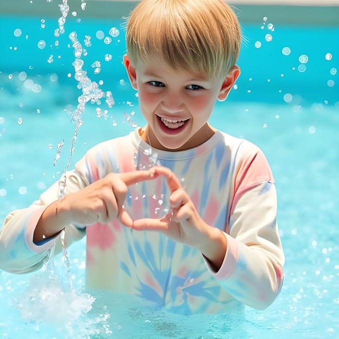 INGEAR Boys' Rash Guard UPF 50+ Swim Shirt - Lightweight, Quick-Dry, Durable Sun Protection for Swimming, Sizes XS-XL