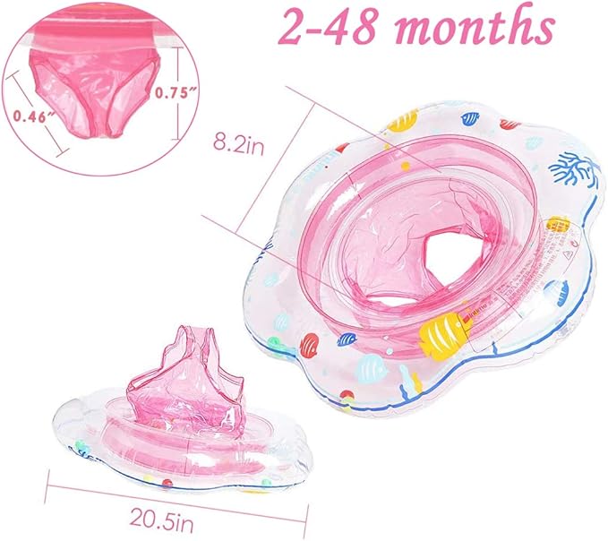 Baby Swimming Float Ring,Baby Inflatable Pool Floatie Baby Water Float Infant Swim Pool Rings for Toddler Kid Age 6-48 Months, Bathtub Toys Pool Accessories for Kids Toddlers.