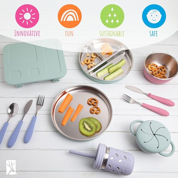 Elk and Friends 10oz Stainless Steel Kids + Toddler Drinking Cups | The Original Mason Jar with Sleeves + Lids | Silicone Straws | Smoothies | Storage Jar | Spill Resistant | Dishwasher Safe | 2 Pack