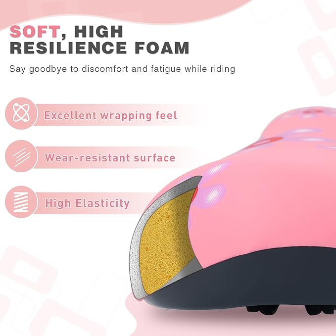 WEEROCK Kids Bike Seat, Child Bike Seats for 14" 16" 18" 20" 24" Kid Bicycle, Kids Bike Replacement Saddle for Boys Girls Bicycles