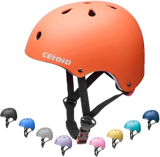 Kids Bike Helmet,Toddler Skateboard Helmets for Ages 2-3-5-8-14 Years Boys Girls，Adjustable Multi-Sport Bicycle Skateboarding Football Roller Skating Scooter Rollerblade Balance Bike Helmet