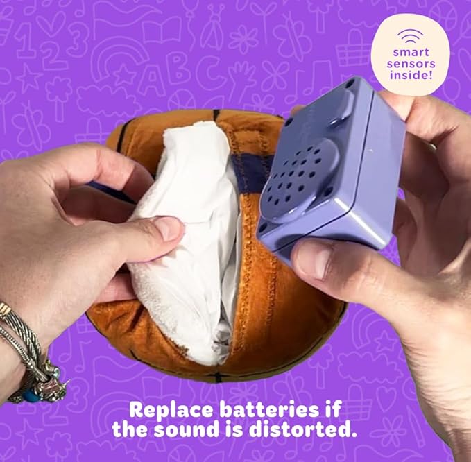 Move2Play, Hilariously Interactive Toy with Music & Sound Effects | Birthday Gift for Boy & Girl | Ball for Toddler & Baby | 6, 12, 18+ Months | 1, 2, 3+ Year Old