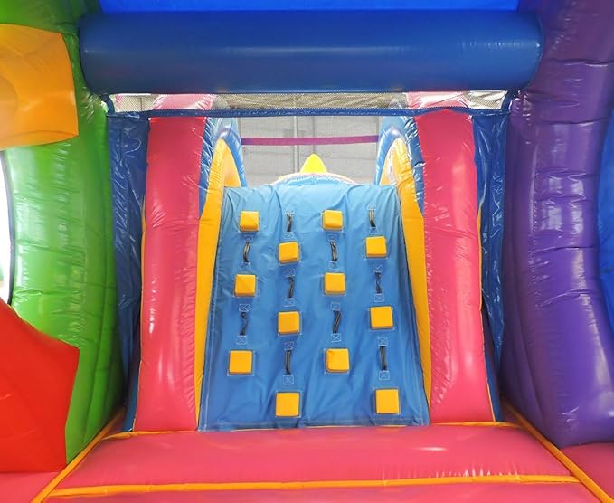 TentandTable Inflatable Bounce House Water Slide for Kids 5-12 Large, Commercial Grade Mega Bouncy Castle for Adults, Jump House, Includes Electric Air Blower, 32' L x 16' W x 15' H, Ferris Wheel