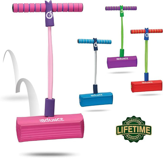 New Bounce Pogo Stick for Toddlers - Foam Jumper for Age 3,4,5,6,7,8 - Outdoor Jumping Toys - Birthday Gift for Toddler Girls and Boys