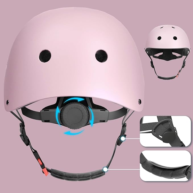 Glaf Toddler Helmet for 2-8 Years Kids Bike Helmets Baby Girls Boys Multi-Sport Adjustable Skateboard Bicycle Helmet Lightweight 3 Sizes for Toddler to Youth 8-14