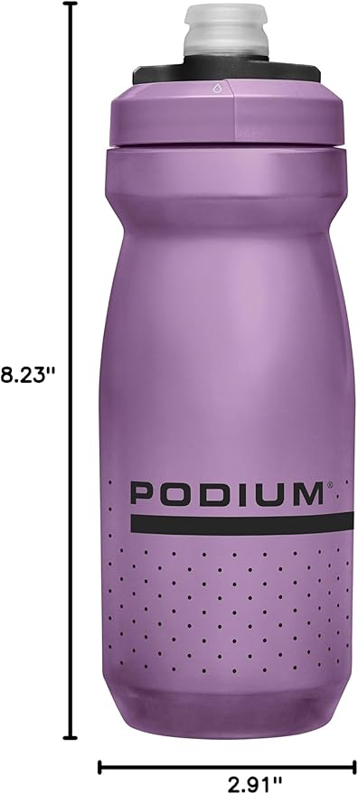 CamelBak Podium Bike Squeeze Water Bottle Purple, 21oz