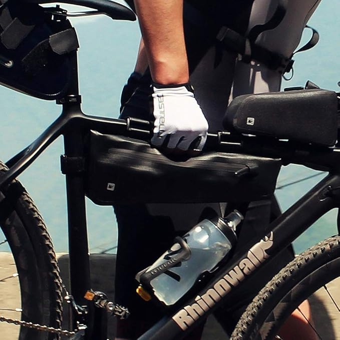 Rhinowalk Professional Cycling Accessories - Waterproof Triangle Bag for Bike Frame, Under Tube, Small