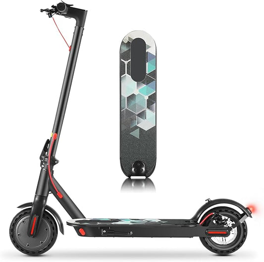 Caroma Electric Scooter,630W Peak Motor,20 MPH Max Speed & 18 Miles Long Range,8.5" Solid Tires,Dual Braking System with Cruise Control,Foldable E-Scooter with Smart APP Lock for Adults and Teens