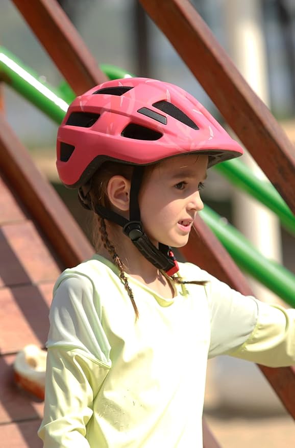 Kids Bike Helmet for Ages 1-8 Years, Adjustable Toddler Boys and Girls Helmets, Lightweight Child Infant Bicycle Cycling Scooter Sports Helmet 48-54cm