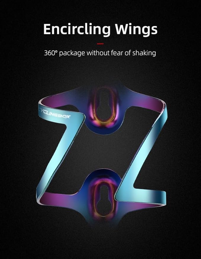 Premium Aluminum Alloy Bike Cup Holder - - Durable Water Bottle Cage for Bicycle, Road Bike, Mountain Bikes (Multicolor)