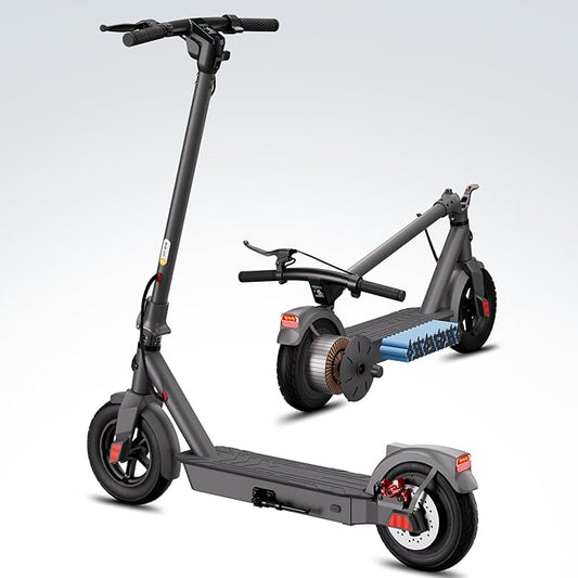 TST Electric Scooter for Adult, Up to 19 MPH and 20 Miles Long Range E Scooter, 8.5"/10" Solid and Pneumatic Tire, Portable Folding EScooter with Dual Brakes, Commuting Escooter App Control
