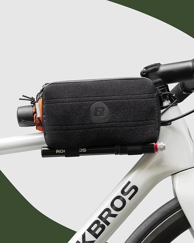 ROCKBROS Top Tube Bike Bag,Large Capacity Bicycle Front Frame bag Quick Release Bike Tube Bag Cycling Pouch with Shoulder Strap Bike Accessories for Adult Bikes
