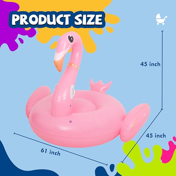 DIMAR GARDEN Inflatable Pool Float, Adult and Kids Pool Floats Toy