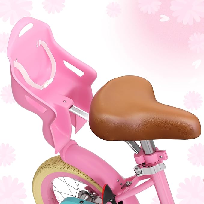 XJD Girls Bike for Toddlers and Kids Ages 2-12 Years Old,12 14 16 Inch Kids Bike with Training Wheels & Basket