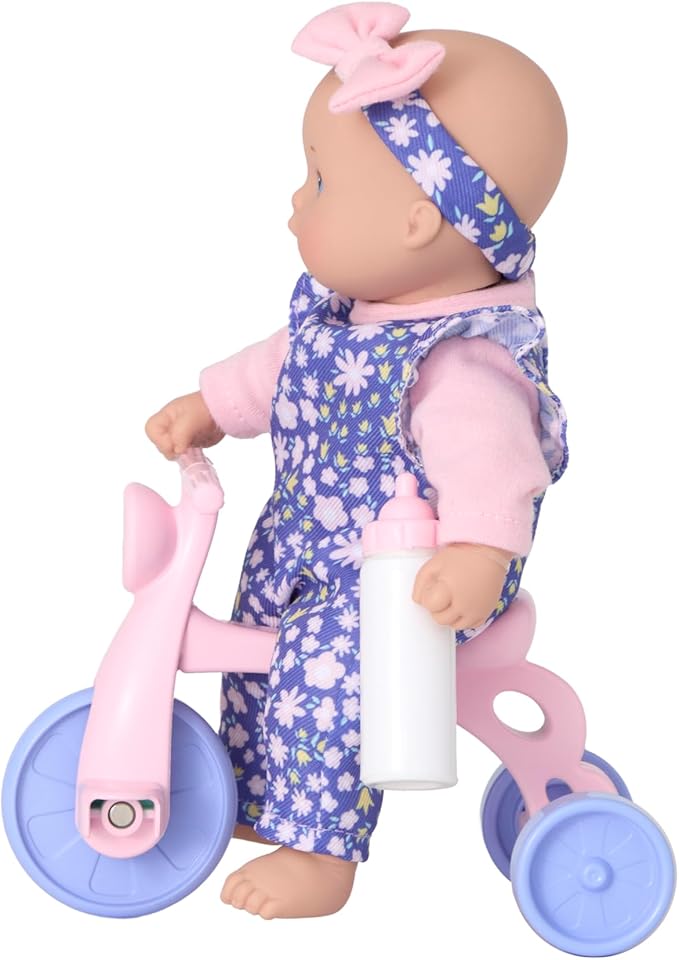 Madame Alexander 8 -Inch Little Cuties Playset, Tricycle