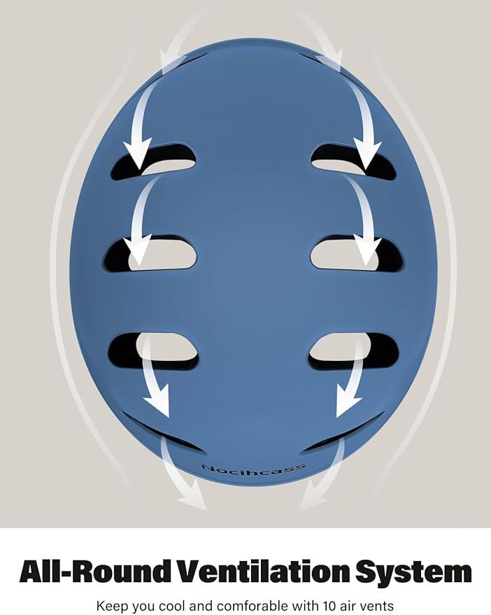 Skateboard Bike Helmet,Multi-Sport with Premium Safety & Ventilation,Shock-Absorbing,Adjustable for Cycling Scooter Commuter Skate Protection for Youth Adult