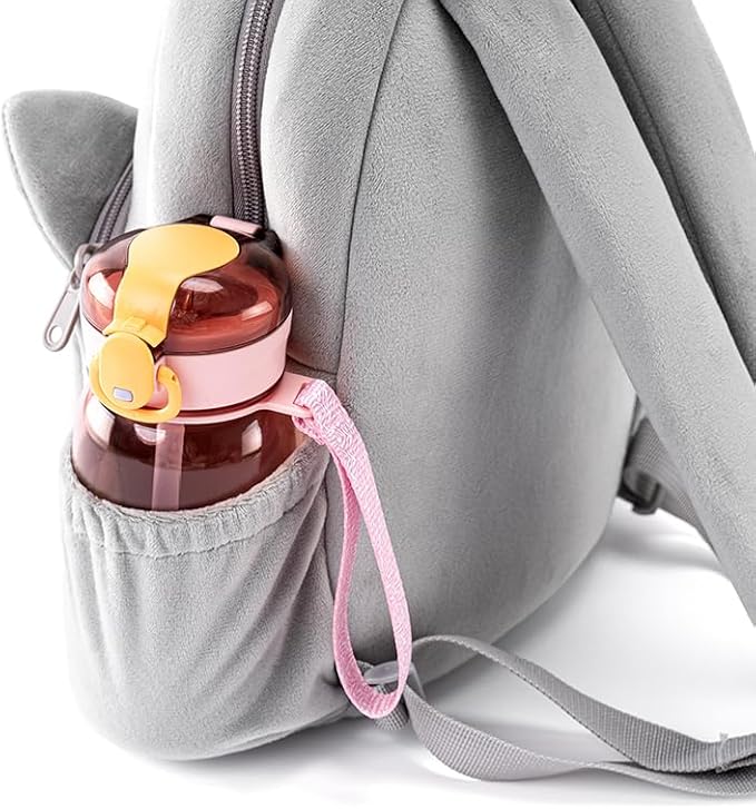 Lazada Toddler Backpack Plush Backpack Toddler Girls Backpack Cat Animal Kids Backpacks for Girls Pink Kitty Plush Bag Age 3+