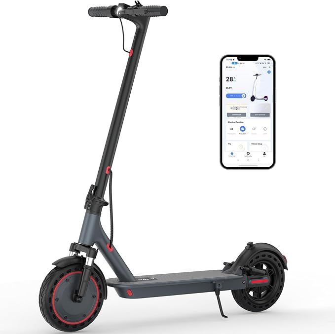 E Scooter for Adults 19-22 MPH 350/500W Motor 281/441Wh Battery,8.5"/10" Tires,Motorized Scooter Up to 22 Miles Range, Foldable Scooter with Double Shock Absorption/Bearing 265 LBS/APP Control