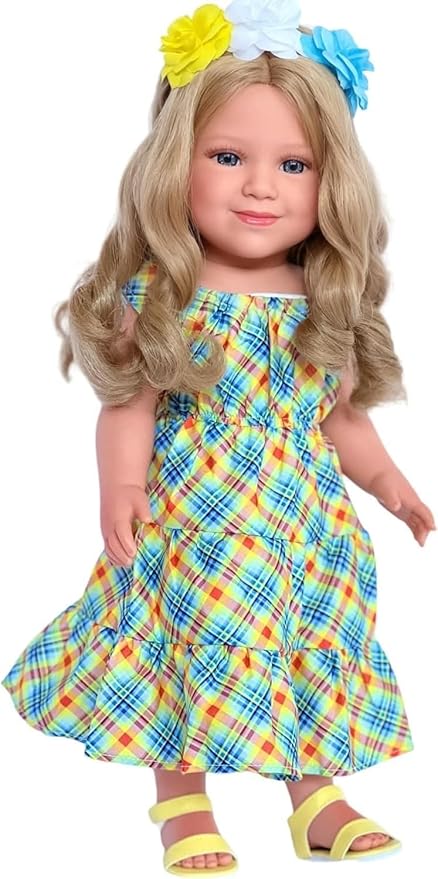 Kennedy and Friends 18 Inch Fashion Dolls- Tilt and Pose Feature and All Vinyl (F01-Wslynn)
