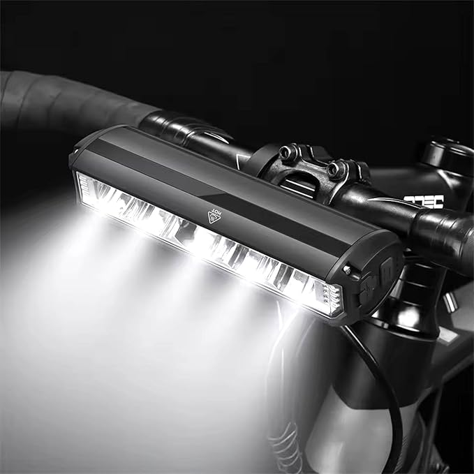4800 Lumen Bike Lights, USB-C Rechargeable Bicycle Light, Super Bright Bike Lights for Night Riding, IP65 Waterproof Bicycle Headlight, for Commuters Adults and Children