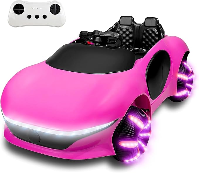 SEALIGHT 12V Kids Ride On Truck Car w/Parent Remote Control, Electric Car for Kids 4 * 380W Motors, 3 Speeds, Emergency Braking, LED Lights, Music & Horn, Kids Electric Vehicles for Boy Girl Gift