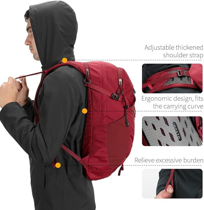 Hiking Hydration Backpack with 3l Water Bladder for Women and Men 25L Water Backpack for Hiking, Cycling, Climbing, Camping