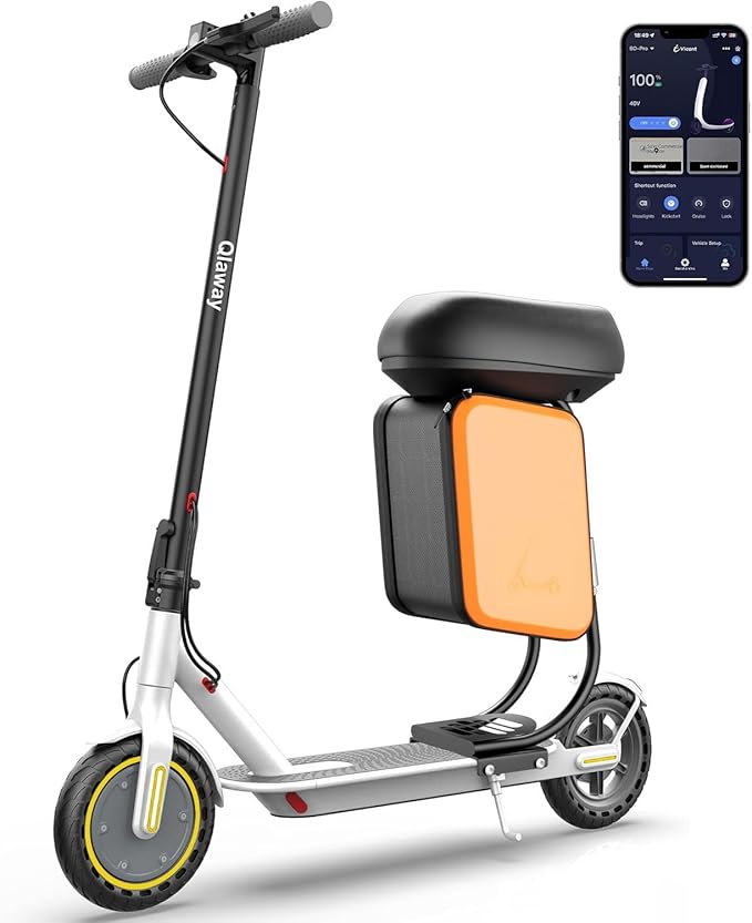 E Scooter for Adults 19-22 MPH 350/500W Motor 281/441Wh Battery,8.5"/10" Tires,Motorized Scooter Up to 22 Miles Range, Foldable Scooter with Double Shock Absorption/Bearing 265 LBS/APP Control