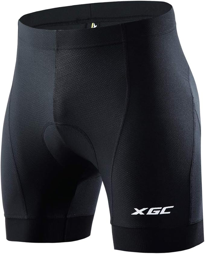 XGC Men's Cycling Underwear Shorts with High-Density High-Elasticity and Highly Breathable 4D Gel Padded