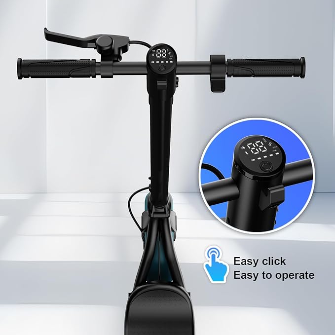 Electric Scooter Adults, Foldable 8.5" Tires E Scooter for Adults, 19 Mph, 350W Motor Fast Cooter, Kick Scooters Max 21 Miles Long Range for Commuting, Heavy Duty E-Scooter with Dual Braking System