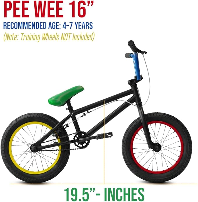 Freestyle Bike, Durable Steel Frame, Available in 16", 18", and 20" Sizes. New Sizes 26" and 29" BMX Bicycles.
