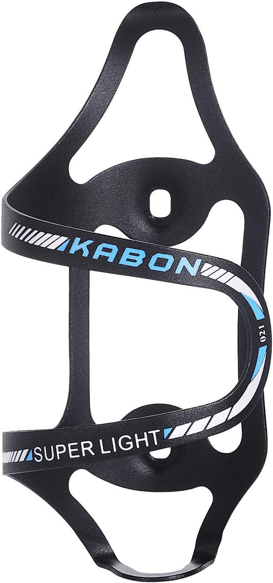 Bike Water Bottle Holder, KABON Lightweight Bicycle Alloy Aluminum Side Load Water Bottle Cage Brackets for Road Bike Cycling Accessories - Blue