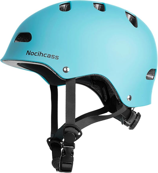 Skateboard Bike Helmet,Multi-Sport with Premium Safety & Ventilation,Shock-Absorbing,Adjustable for Cycling Scooter Commuter Skate Protection for Youth Adult