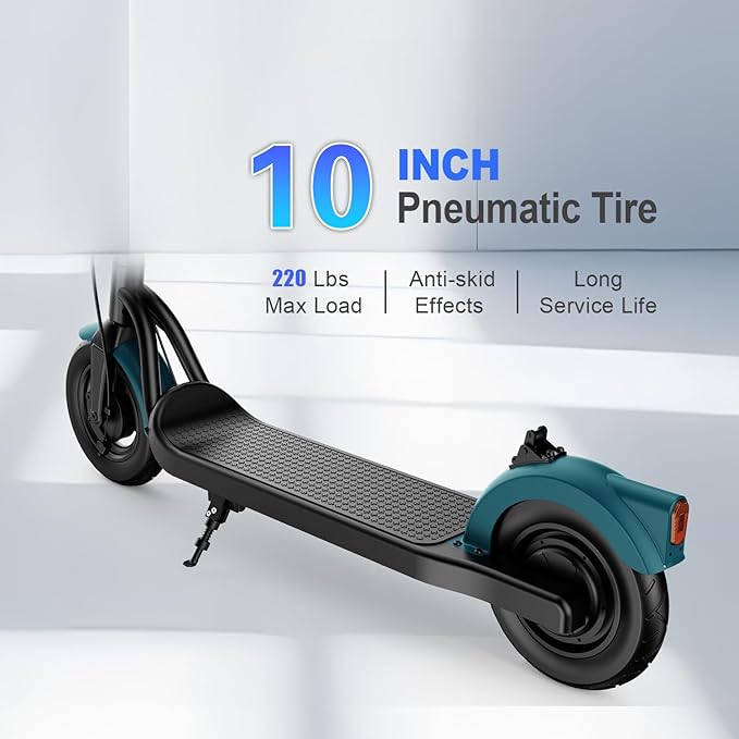 Electric Scooter Adults, Foldable 8.5" Tires E Scooter for Adults, 19 Mph, 350W Motor Fast Cooter, Kick Scooters Max 21 Miles Long Range for Commuting, Heavy Duty E-Scooter with Dual Braking System