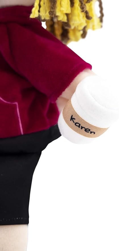 Taylor Toy Karen Hand Puppet, Funny Hand Puppets for Kids & Adults - Hilarious White Elephant Gift, Stocking Stuffer, Joke Toy, Gag Present for Mother's Day, Birthdays & Any Occasion