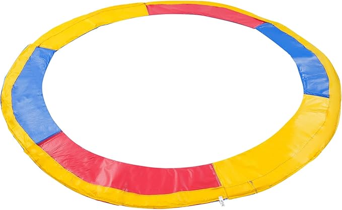 Eapmic Trampoline Pad Replacement, Trampoline Safety Pad, Spring Cover for 8ft 10ft 12ft 14ft 15ft 16ft Round Trampoline with Waterproof Foam Padding, Universal Trampoline Accessories