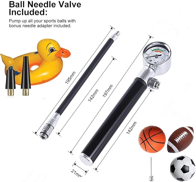 YBEKI Bike Tyre Repair Tool Kit - Bicycle Tool kit with 210 Psi Mini Pump 10-in-1 Multi-Tool with Chain Breaker, Tyre Levers &Tire Patch, Bone Wrench, 1 Portable Bag