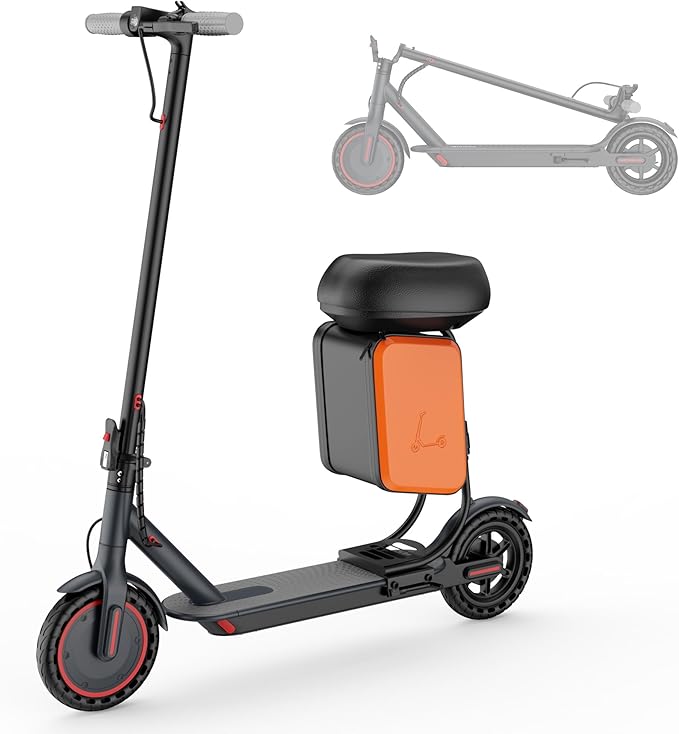 Electric Scooter for Adults - 350W/500W Motor, 8.5"/10" Solid Tire, Top Speed 19 MPH, Max 16-22 Miles Ranges, Load 265LBS, Aluminum Alloy Frame Foldable Commuting Escooter for Adults & Teens