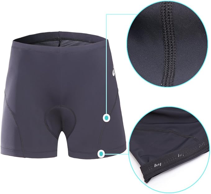 beroy Men's Comfortable Bicycle Cycling Pants, 3D Padded Bike Shorts