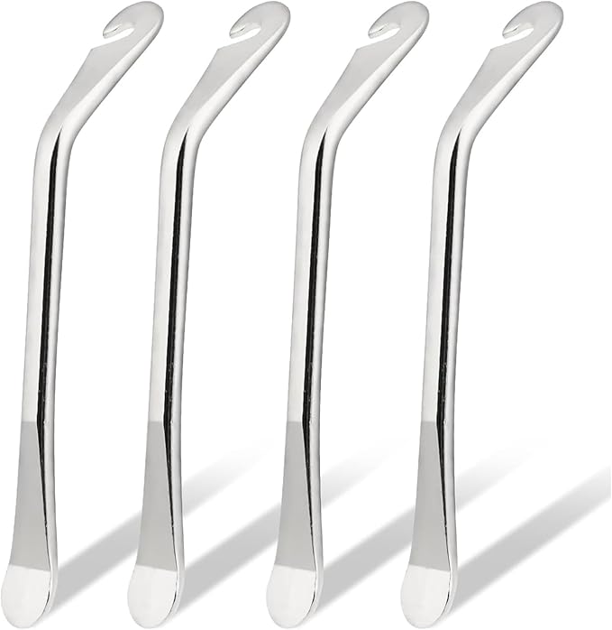 Bike Tire Levers, 4 PCS Bike Tire Removal Tool, Fits Most Bicycle Tires, No Damage to Tires (Silver)