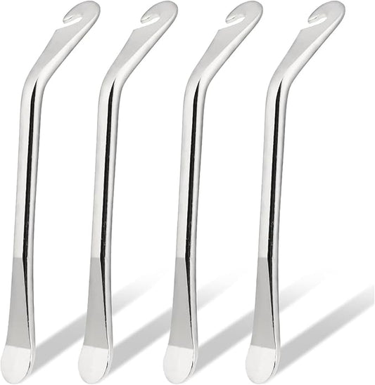 Bike Tire Levers, 4 PCS Bike Tire Removal Tool, Fits Most Bicycle Tires, No Damage to Tires (Silver)