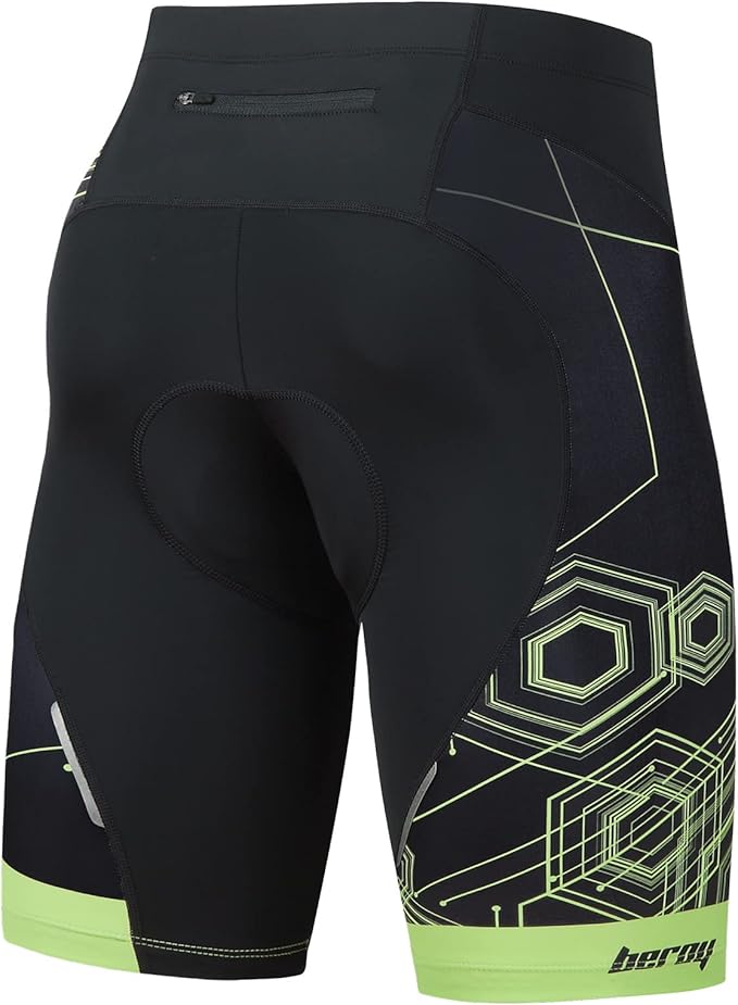beroy Men's Comfortable Bicycle Cycling Pants, 3D Padded Bike Shorts