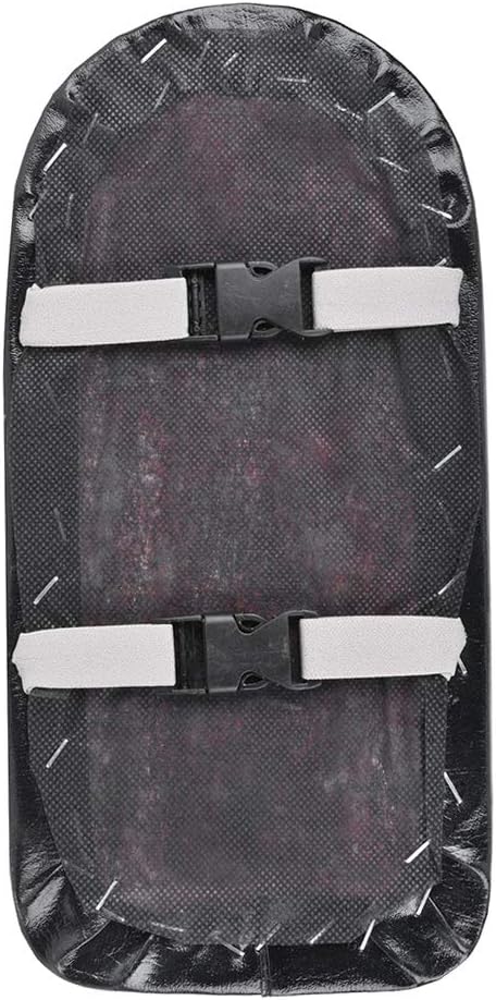 Bicycle Manned Cushion, Black PU Bike Rear Saddle Mountain Bike Back Shelf Seat Cushion, Wide Soft Pad Bicycle Accessory for School Sports Trail Riding