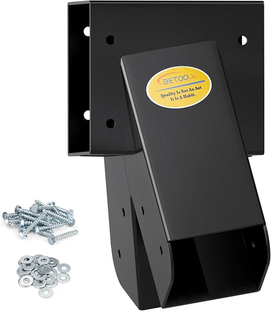 BETOOLL A-Frame 1pcs Brackets Swing Set Bracket for Heavy Duty Swing Set – Includes Mounting Hardware, Ideal for Indoor and Outdoor Playgrounds (1 Brackets-Black)