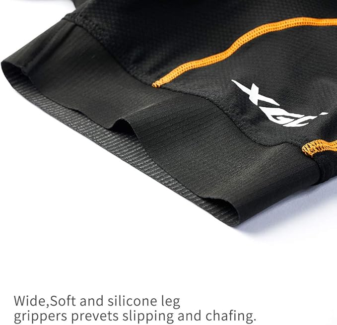 XGC Men's Cycling Underwear Shorts with High-Density High-Elasticity and Highly Breathable 4D Gel Padded