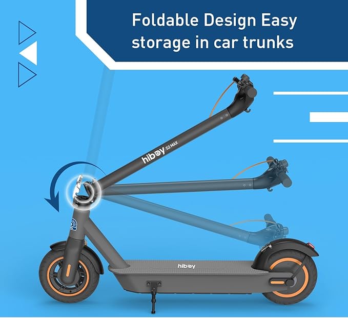 Hiboy S2 Pro/S2 MAX Electric Scooter, 500W Motor, 10" Solid Tires, 25-40.4 Miles Range, 19 Mph Folding Commuter Electric Scooter for Adults (Optional Seat)