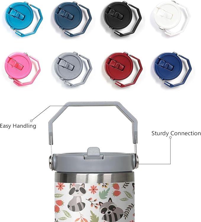 30 oz Racoon Tumbler with lid and Straw,Racoon CoffeeTravel Mug Cup Water Botter, Racoon Gifts for Racoon Lovers,Racoon Stuff Decor Accessories