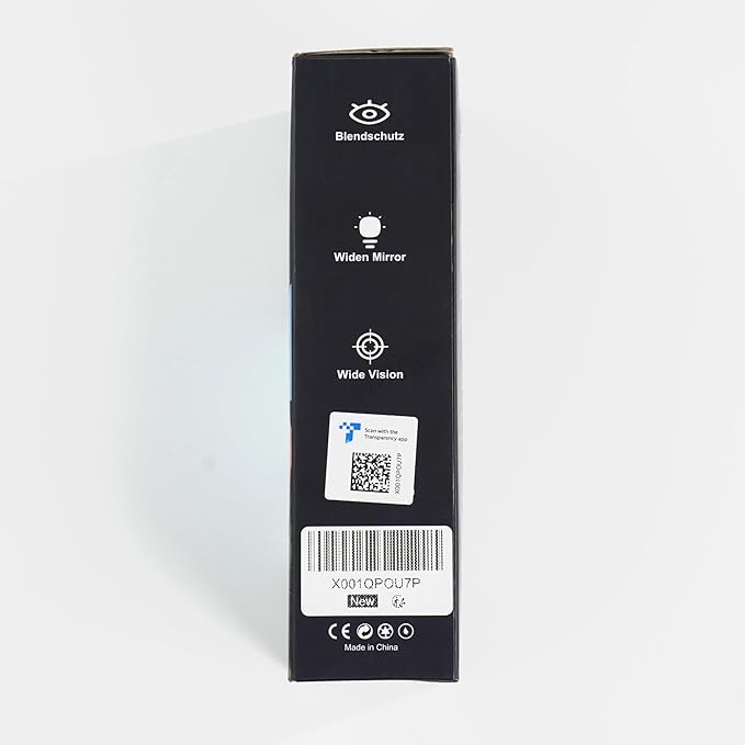 Bike Mirror Handlebar Mount 360° Adjustable, Wide Rear View Mirror Bicycle Mirrors for Handlebars with Scratch Resistant Glass, Bike Rear View Mirror for Scooter, Motorcycle, Bike Accessory Right