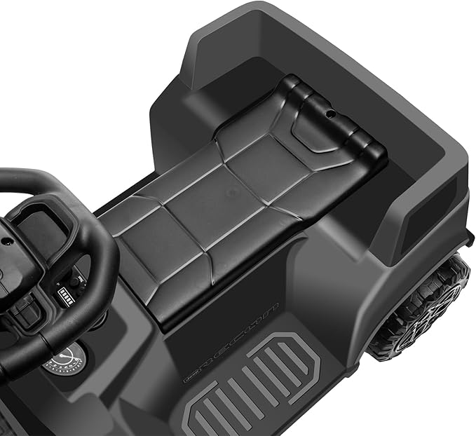 6V Ride On Car for Toddlers, Electric Car with Music, Horn, Pedal, for Ages 18–30 Months, Black